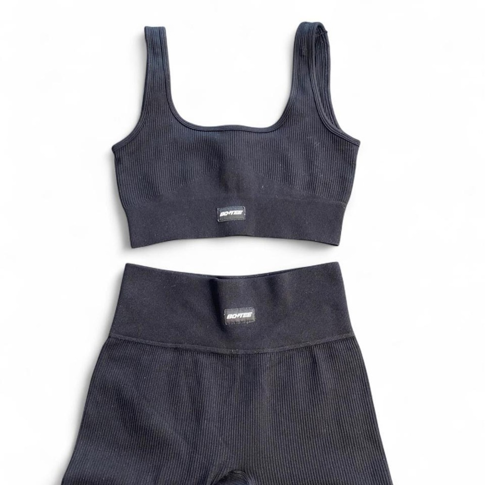 BO + TEE‎ Ribbed Legging and Sports Bra Set